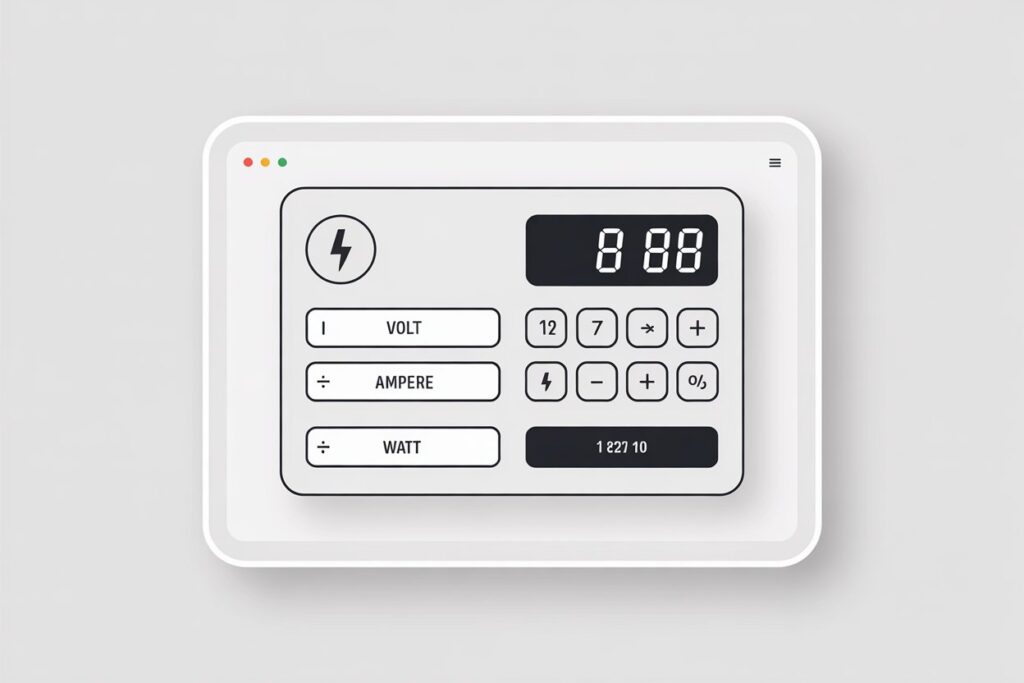 ampere volt rechner